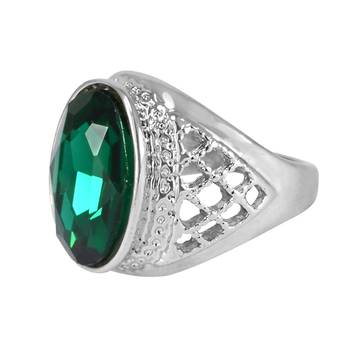 Green crystal rings 2