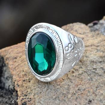 Green Crystal Rings 3