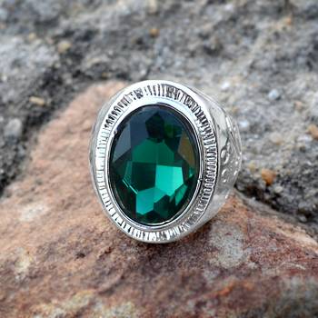 Green Crystal Rings 4