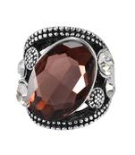 Multicolor crystal rings