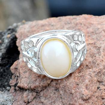 White Crystal Rings 3
