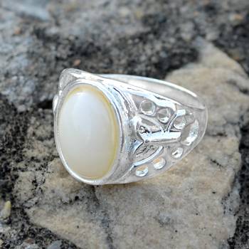 White Crystal Rings 4