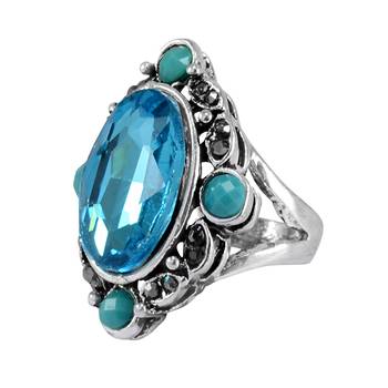 Blue Crystal Rings 2