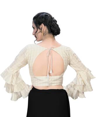 Off White  Women'S Embroiderey Silk Blouse 2