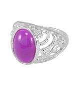 Purple Crystal Rings