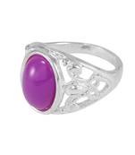 Purple Crystal Rings