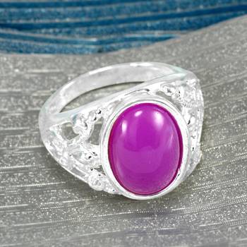 Purple Crystal Rings 4