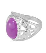 Purple Crystal Rings