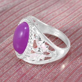 Purple Crystal Rings 4