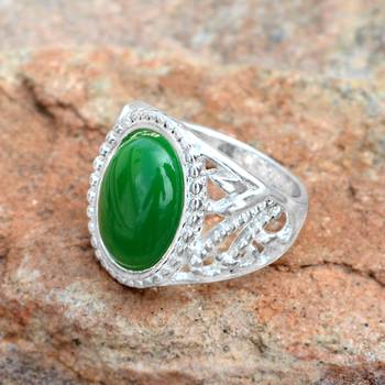 Green Crystal Rings 4