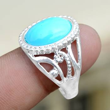 Blue Crystal Rings 4