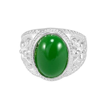 Green crystal rings 2
