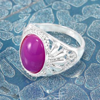Purple Crystal Rings 3