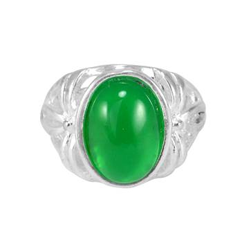 Green crystal rings 3