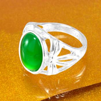 Green crystal rings 4