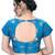 Blue  Women'S Embroiderey Jacquard Blouse