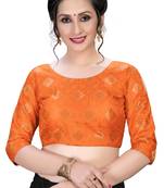 Orenge  Women'S Embroiderey Jacquard Blouse