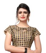 Black Women'S Embroiderey Silk Blouse