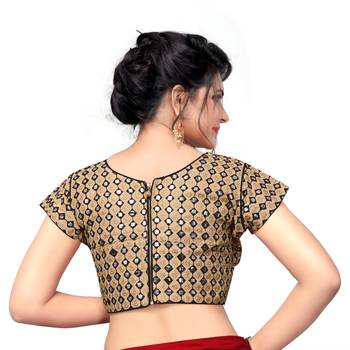 Black Women'S Embroiderey Silk Blouse 2