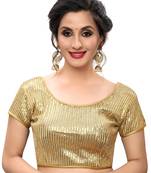 Beige Women'S Embroiderey Silk Blouse