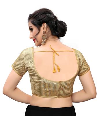 Beige Women'S Embroiderey Silk Blouse 2