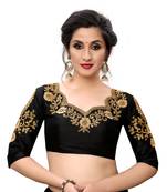Black Women'S Embroiderey Santoon Blouse