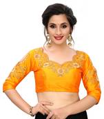 Yellow Women'S Embroiderey Santoon Blouse