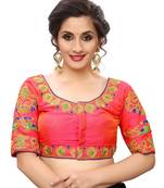 Pink Women'S Embroiderey Santoon Blouse