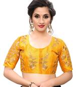 Yellow Women'S Embroiderey Santoon Blouse