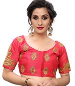 Pink Women'S Embroiderey Santoon Blouse