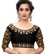 Black Women'S Embroiderey Santoon Blouse