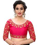 Pink Women'S Embroiderey Santoon Blouse