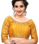 Yellow Women'S Embroiderey Santoon Blouse