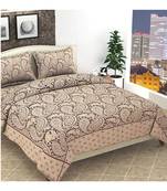 Premium quality soft touch chenille Jacquard woven heavy double bedsheet with two pillow covers.