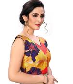 Purple Women'S Printed Cotton Blouse