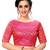 Pink Women'S Jacquard  Blouse