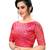 Pink Women'S Jacquard  Blouse