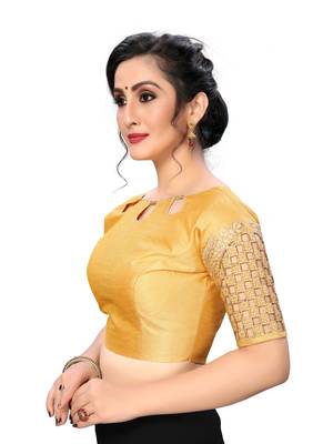 Golden Women'S Embroiderey Santoon Silk Blouse 1