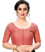 Pink Women'S Embroiderey Santoon Silk Blouse