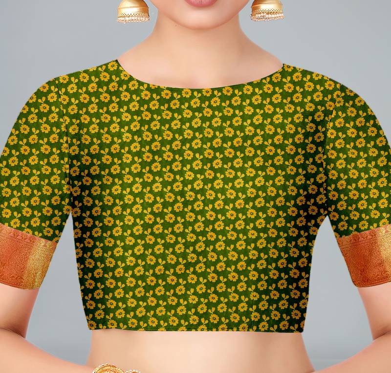 Peach woven banarasi saree with blouse