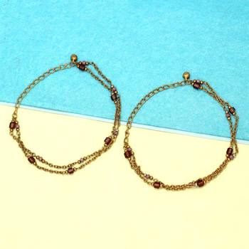 Gold anklets 1