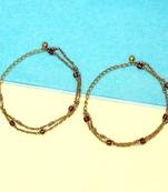 Gold anklets