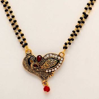 Maroon mangalsutra 2