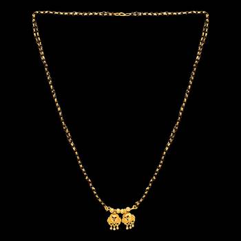 Maroon Mangalsutra 1