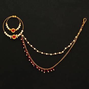 Maroon Nose Ring 1