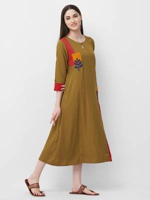 Green printed rayon ethnic-kurtis 3