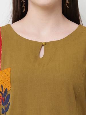 Green printed rayon ethnic-kurtis 5