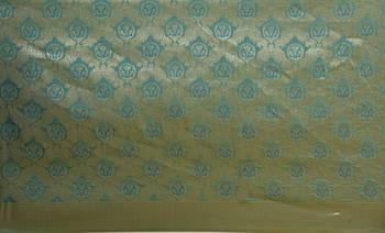 Sky Blue Woven Art Silk Saree With Blouse 4