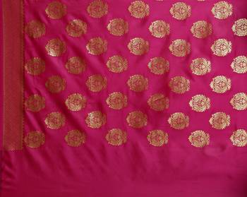 Multicolor Woven Art Silk Saree With Blouse 3