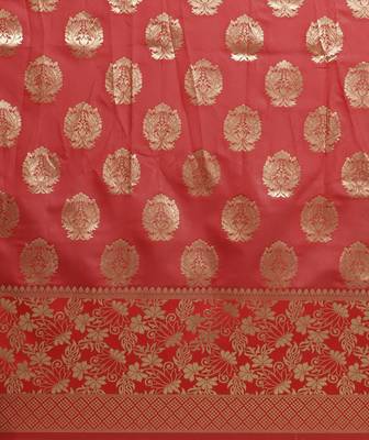 Multicolor Woven Art Silk Saree With Blouse 3